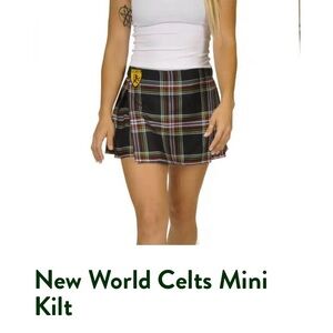 Sport Kilt New World Celts Mini Kilt Size Small